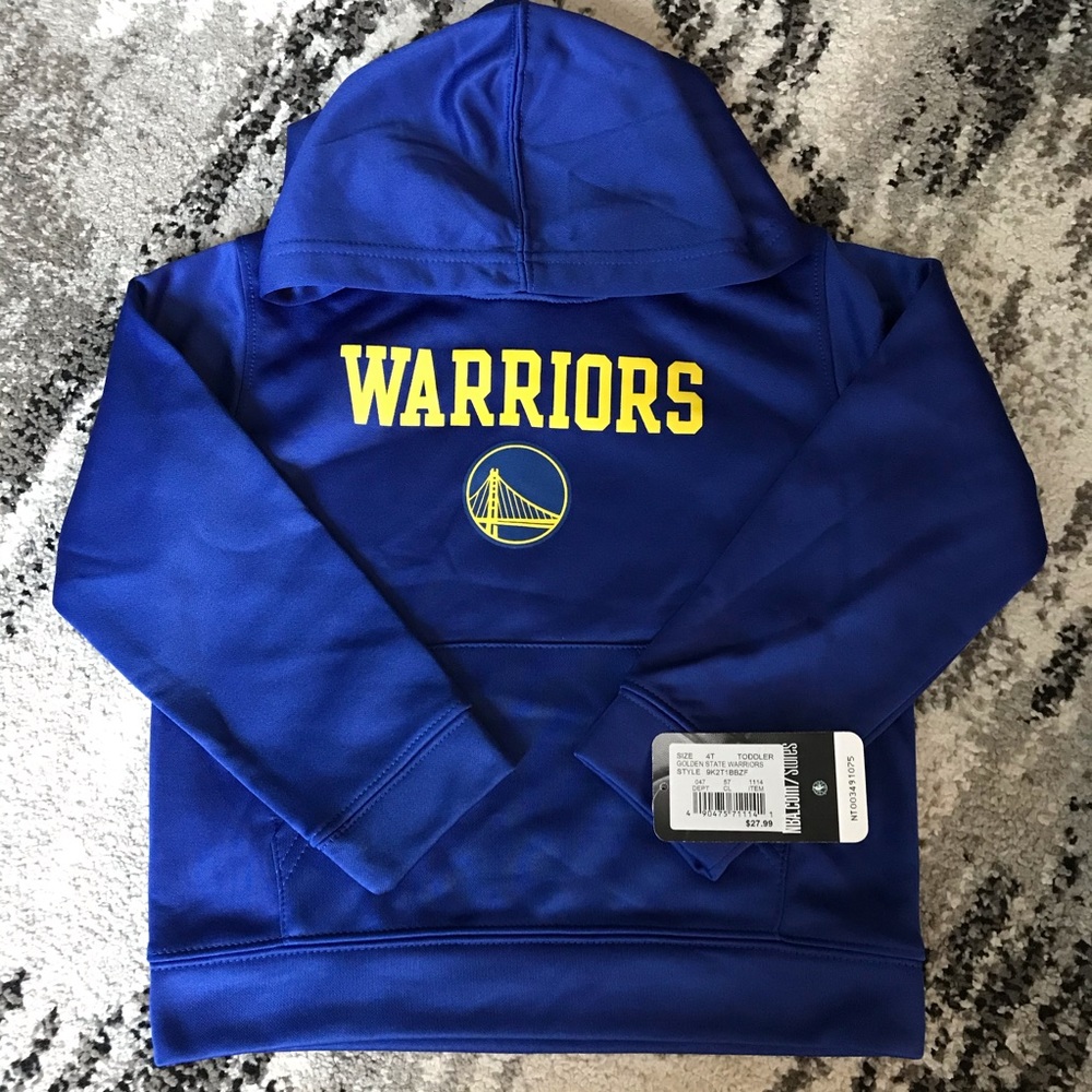 Warriors hoodie 4T